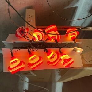 Festive Santa String Lights